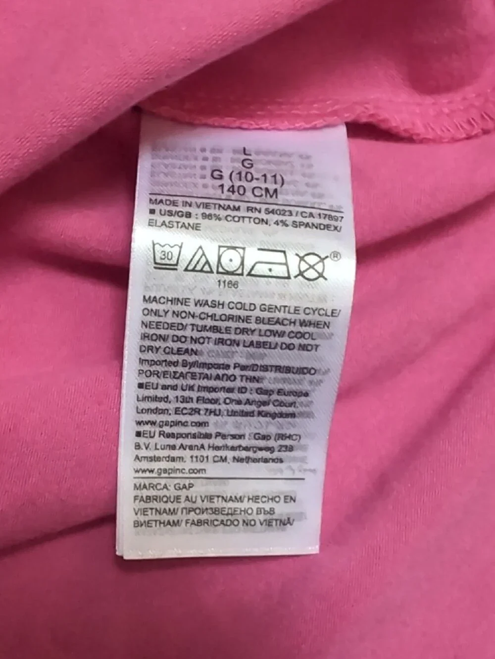 GAP new tags